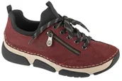 Półbuty męskie - Rieker Shoes 45973-36, Damskie, półbuty, Bordowe - miniaturka - grafika 1