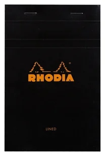 Blok Rhodia N°14 11x17 cm, linie, czarny - Notesy i bloczki - miniaturka - grafika 1