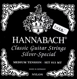 Hannabach 652550 Klassikgitarrensaiten Serie 815 F.V.T.S Medium/High Tension Silver Special - FHT Satz 652550 - Struny gitarowe  - miniaturka - grafika 1