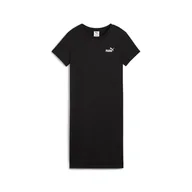 Sukienki - Damska Sukienka PUMA ESS SMALL NO. 1 LOGO SLIM DRESS 68497401 – Czarny - miniaturka - grafika 1