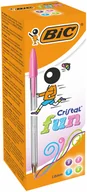 Długopisy - Długopis Cristal Fun 1,6mm mix (20szt) BIC - miniaturka - grafika 1