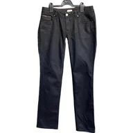 Spodnie damskie - Tommy Hilfiger Damskie Spodnie Wygodne Stylowe Czarne Rozmiar 30/32 - miniaturka - grafika 1