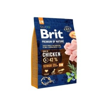Brit Premium by Nature Senior S +M 3kg 