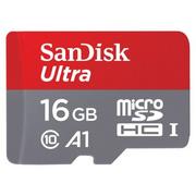 Karty pamięci - SanDisk microSDHC Ultra 16GB (SDSQUAR-016G-GN6MA) - miniaturka - grafika 1