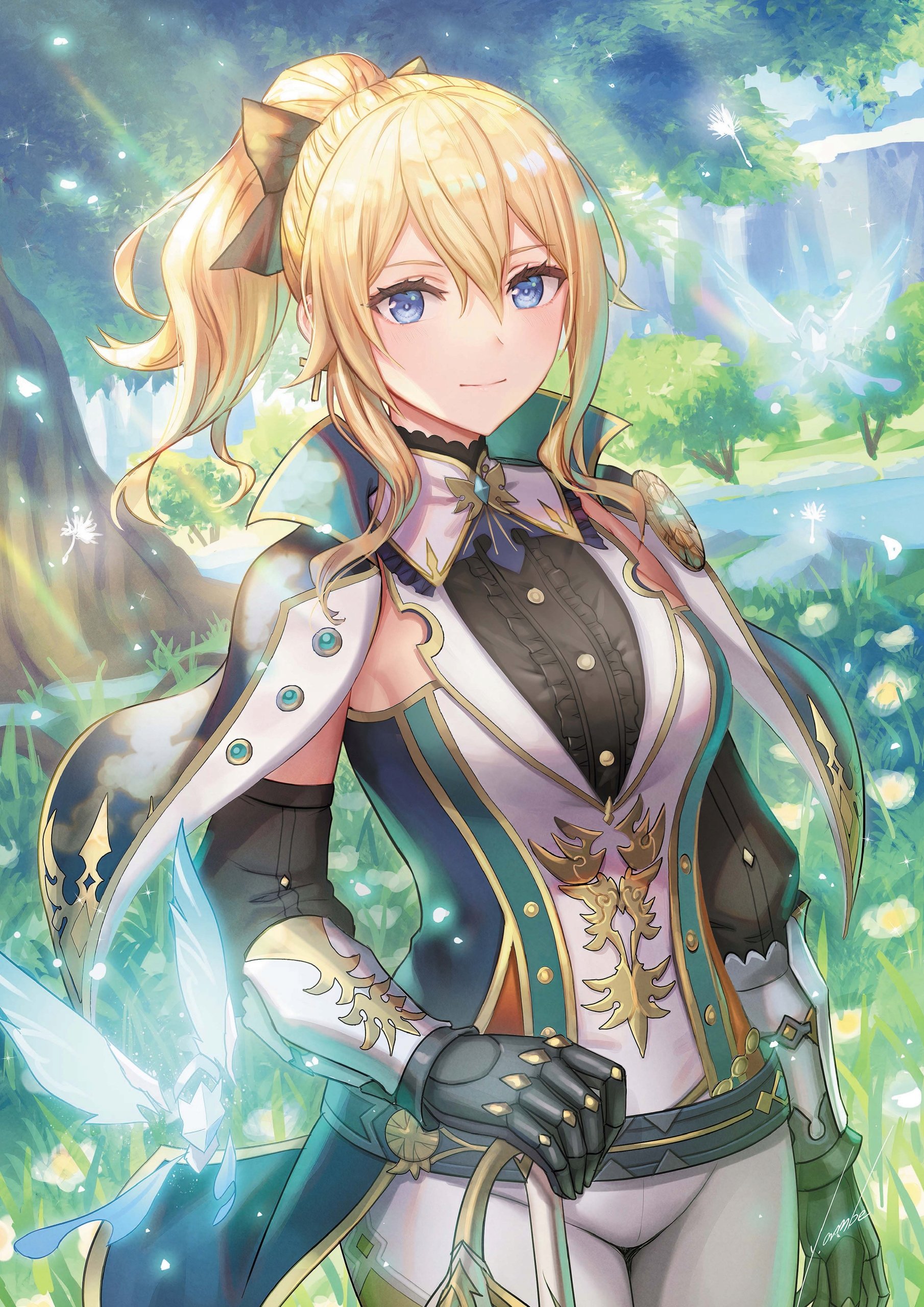 Plakat A3 Genshin Impact Anime Gra Jean Gunnhildr