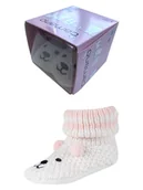 Skarpetki dla dzieci - camano Skarpety w kolorze biało-jasnoróżowym - miniaturka - grafika 1