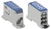 Inne akcesoria elektryczne - Blok dystrybucyjny - rozdzielczy OJL135A niebieski AL/CU we:1x2,5-35mm2 /1x2,5-10mm2 wy: 4x2,5-16mm2/2x2,5-10mm2 1000V MAB1135B1 - miniaturka - grafika 1