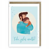 Kartki okolicznościowe i zaproszenia - Cardie Kartka okolicznościowa Dzień Taty K049 - miniaturka - grafika 1