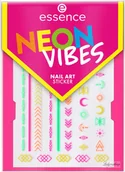 Ozdoby do paznokci - Essence - NEON VIBES - NAIL ART STICKER - Naklejki do paznokci - 49 szt. - miniaturka - grafika 1