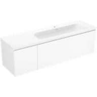 Szafki łazienkowe - Mexen Orio szafka łazienkowa 160 cm z umywalką Vela prawą, 1S, 1D, biała mat - 91A13-16047-3-BBFF01-W23P01 - miniaturka - grafika 1