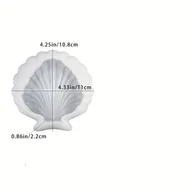 Inne - TEMU Forma Silikonowa DIY do Tacy z Motywem Muszli Oceanicznych, Forma Silikonowa do Ozdób Gipsowych, Płyta do Przechowywania - miniaturka - grafika 1