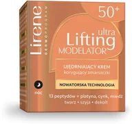 Kremy do twarzy - Lirene Ujędrniający krem na noc korygujący zmarszczki 50ml - miniaturka - grafika 1