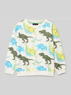Bluza z prążkowanymi wykończeniami - Swetry dla chłopców - miniaturka - grafika 1
