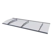 Daszki nad drzwi - Gutta Zadaszenie Swing 240x90x22 cm stal nierdzewna - miniaturka - grafika 1