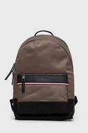 Plecaki - Tommy Hilfiger plecak męski kolor brązowy duży gładki - miniaturka - grafika 1