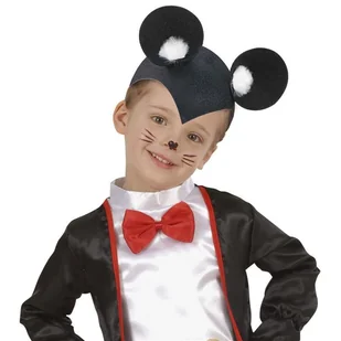 Czapka myszy, rozmiar dziecięcy - Dodatki do strojów karnawałowych - miniaturka - grafika 1