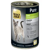 Mokra karma dla kotów - SELECT GOLD Pure Adult Pasztet Kaczka 6x400 g - miniaturka - grafika 1