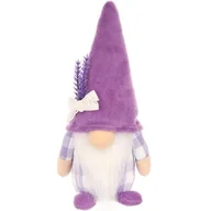 Wielkanoc - Skrzat wielkanocny SASKA GARDEN Gnom Lawenda Boy 20 cm - miniaturka - grafika 1