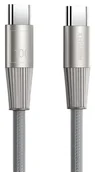 Kable USB - KABEL REMAX USB-C Quick Charger SZYBKIE ŁADOWANIE 100W wytrzymały SREBRNY 1,2m - miniaturka - grafika 1