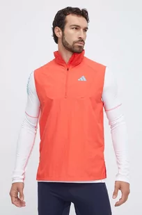 adidas Performance bezrękawnik sportowy Adizero kolor czerwony przejściowy - Kamizelki męskie - miniaturka - grafika 1