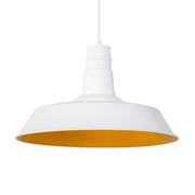 Lampy sufitowe - Beliani Lampa biała - sufitowa - żyrandol - lampa wisząca - BAYOU biały - miniaturka - grafika 1