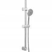 Panele prysznicowe - Zestaw Natryskowy Na Drążku 5-Funkcyjny Formic Chrom - miniaturka - grafika 1