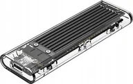 Obudowy i kieszenie na dyski twarde - Kieszeń dyskowa M.2 NVME na USB-C 10Gbps - czarna - miniaturka - grafika 1