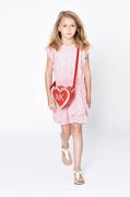 Sukienki - Michael Kors sukienka dziecięca kolor czerwony mini rozkloszowana - miniaturka - grafika 1