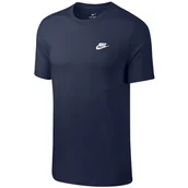 Koszulki męskie - Nike t-shirt koszulka męska sportowa granatowa bawełna 827021-475 XL - miniaturka - grafika 1