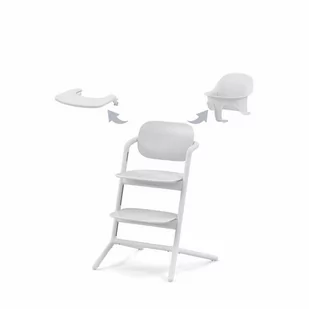 CYBEX Krzesełko LEMO 3-in 1 Set BT All White - white - Krzesełka do karmienia - miniaturka - grafika 1