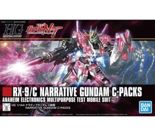 Bandai HGUC 1/144 RX-9/C NARRATIVE GUNDAM C-PACKS - Gadżety dla graczy - miniaturka - grafika 1