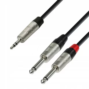 Adam Hall,  K4YWPP0150 rean Kabel M JACK 2xJACK 1,5M ADAM HALL K4YWPP0150' - Kable - miniaturka - grafika 1