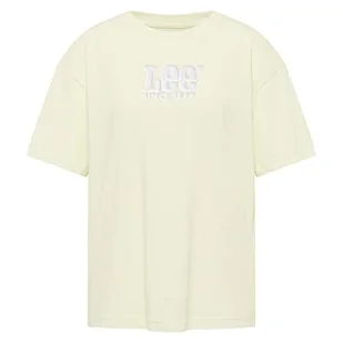 Lee Damska koszulka Relaxed Crew T-Shirt, Canary Green, L - Koszulki i topy damskie - miniaturka - grafika 1