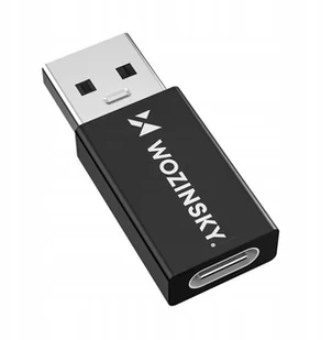 Adapter Wozinsky WAAC-01 USB-A - USB-C OTG - czarny - Adaptery i przejściówki - miniaturka - grafika 1