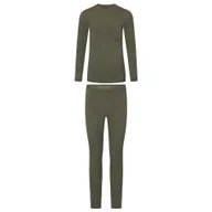 Bielizna sportowa męska - Komplet bielizny termoaktywnej męskiej Viking Gasher Merino 7400 khaki - miniaturka - grafika 1