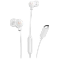 Słuchawki - Motorola Earbuds 3C-S USB-C biały - miniaturka - grafika 1