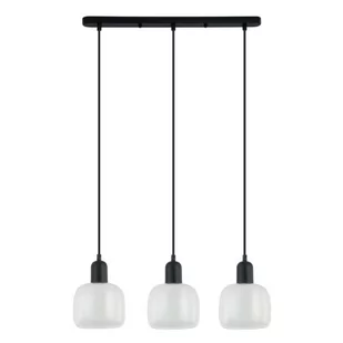 Italux Lamezia lampa wisząca 3-punktowa czarna/antyczny brąz PND-67594-3-BRO+CL PND-67594-3-BRO+CL - Lampy sufitowe - miniaturka - grafika 1