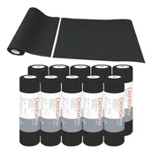 Sprzęt i akcesoria stomatologiczne - Serweta dentystyczna na rolce 33cm x 48cm czarna podfoliowana 54g DentixPro 400szt - miniaturka - grafika 1