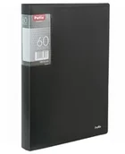 Teczki i skoroszyty - Teczka A4 z 60 koszulkami Clear Book prążki Patio PT-PAT1136/06-81115 PT-PAT1136/01-81085, Kolor: Czarny - miniaturka - grafika 1