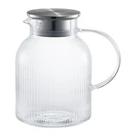 Dzbanki i imbryki - Dzbanek szklany Curly 1,7 l transparentny - miniaturka - grafika 1