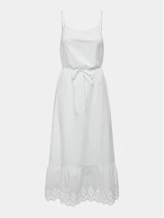 ONLY Sukienka letnia Lou 15313166 Biały Regular Fit - Sukienki - miniaturka - grafika 1