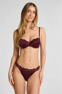 Majtki damskie - Hunkemöller Stringi Lace & Shine Fioletowy - miniaturka - grafika 1