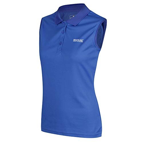 Regatta Tima damska koszulka polo bez rękawów niebieski Blueberry Pie FR : XXS (Taille Fabricant : Taille 8)