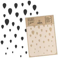 Scrapbooking - <![CDATA[szablon malarski scrapbooking - craft // ŁEZKI - KROPLE - A5 (15x21cm)]]> - miniaturka - grafika 1
