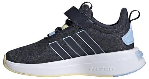 adidas Racer Tr23 Buty dziecięce, Niskie buty do piłki nożnej, Aurora Ink/Glow Blue/Almost Yellow, 33 1/2, Wielokolorowy, 33.5 EU