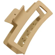 Ozdoby do włosów - Klamra do Włosów Beżowa Duża XXL Spinka Długa Matowa Lekka i Efektowna - miniaturka - grafika 1