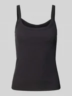 Koszulki i topy damskie - Top na ramiączkach o kroju slim fit z mieszanki bawełny model ‘MAY’ - miniaturka - grafika 1