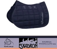 Akcesoria jeździeckie - Eskadron Potnik BIG SQUARE MATTGLOSS Classic Sports S/S 22 - navy - miniaturka - grafika 1