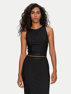 Bluzki damskie - Guess Bluzka Emi W4YP18 KC2E2 Czarny Regular Fit - miniaturka - grafika 1