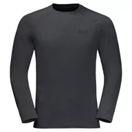 Koszulki męskie - Jack Wolfskin Męski T-shirt Infinite, Phantom, S - miniaturka - grafika 1